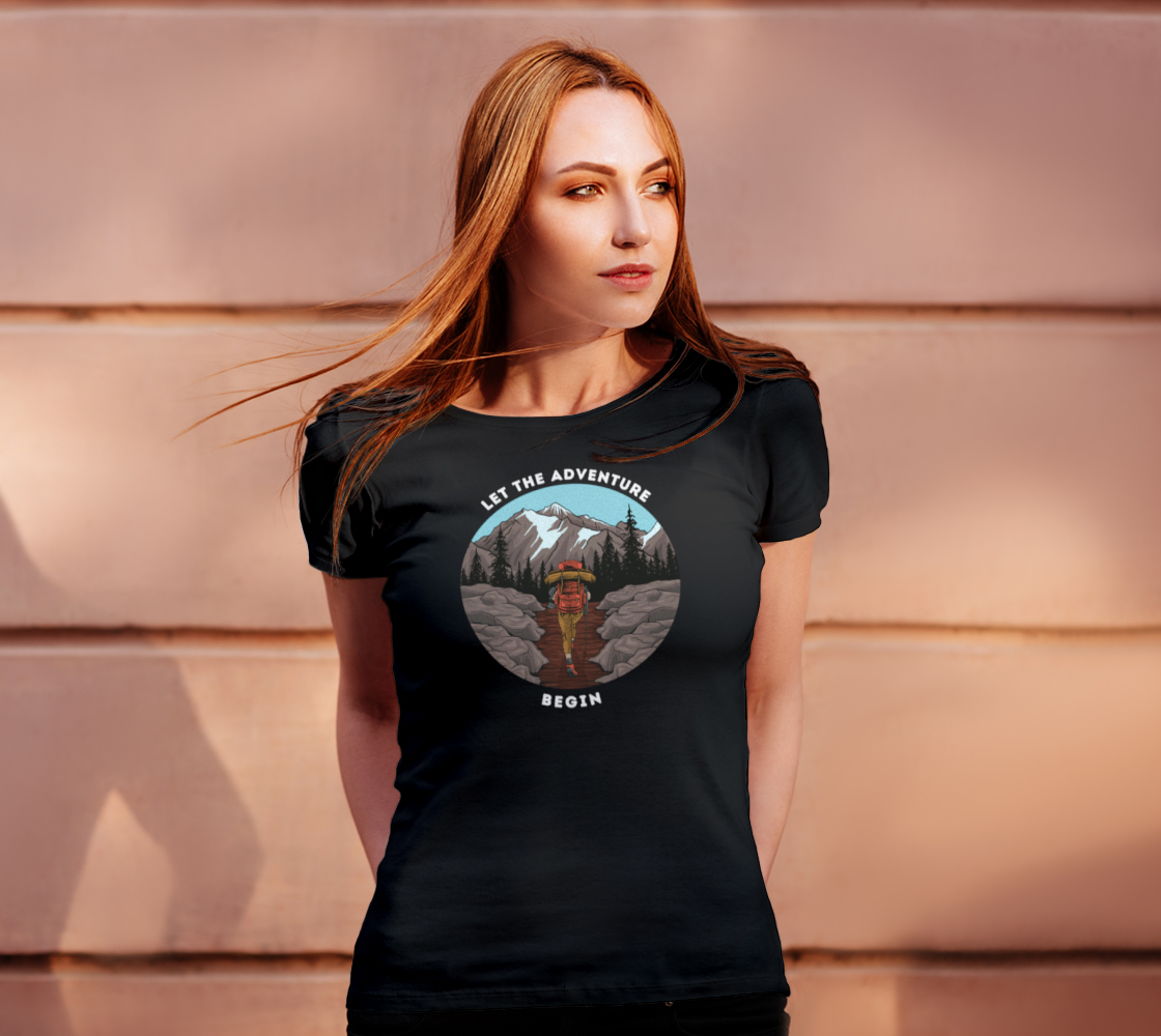 Let The Adventure Begin Woman Hiker preview #4