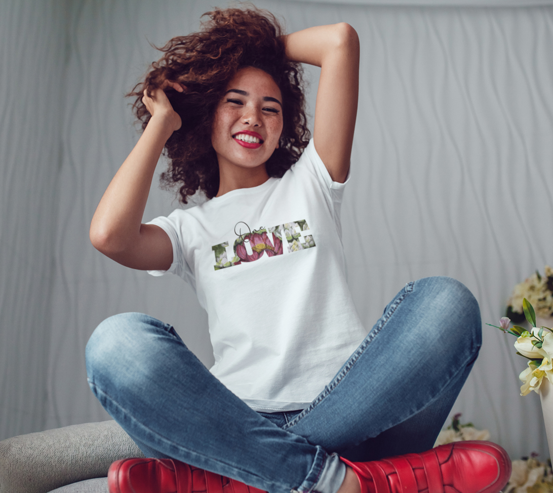 One Love Lotus Slim Fit T preview #3