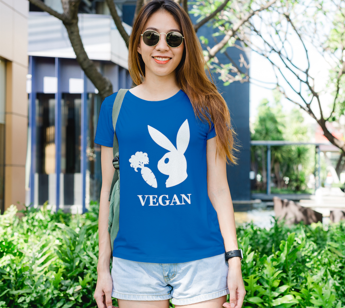Vegan Bunny Womens Tee thumbnail #2