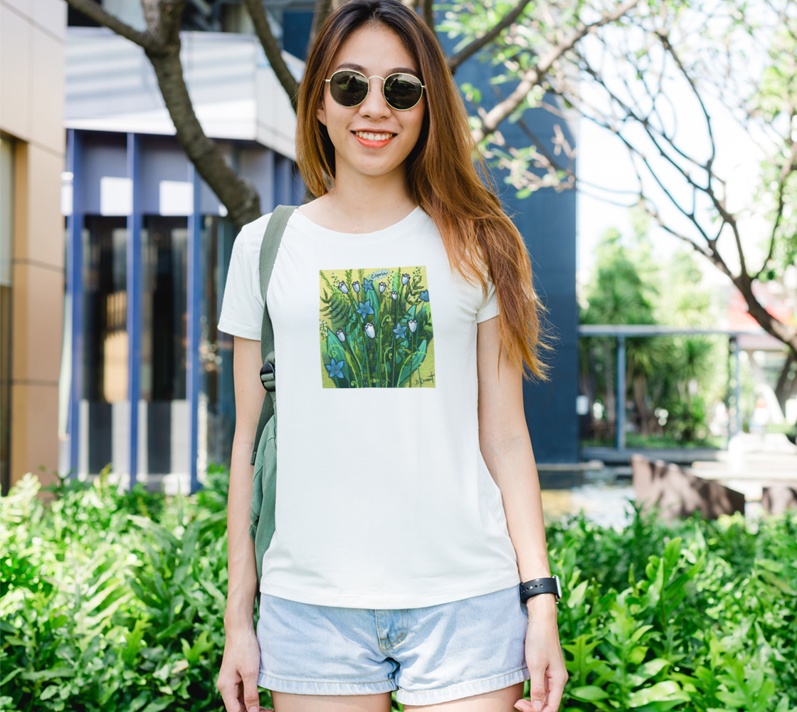 T-shirt femme, Espoir 3D preview