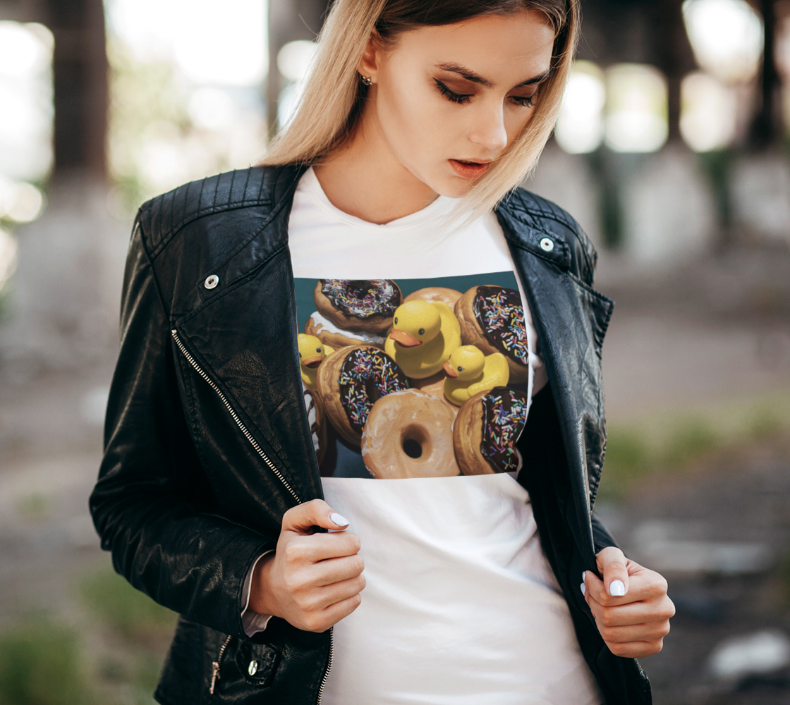 Duck In Donuts Women's Tee preview #2