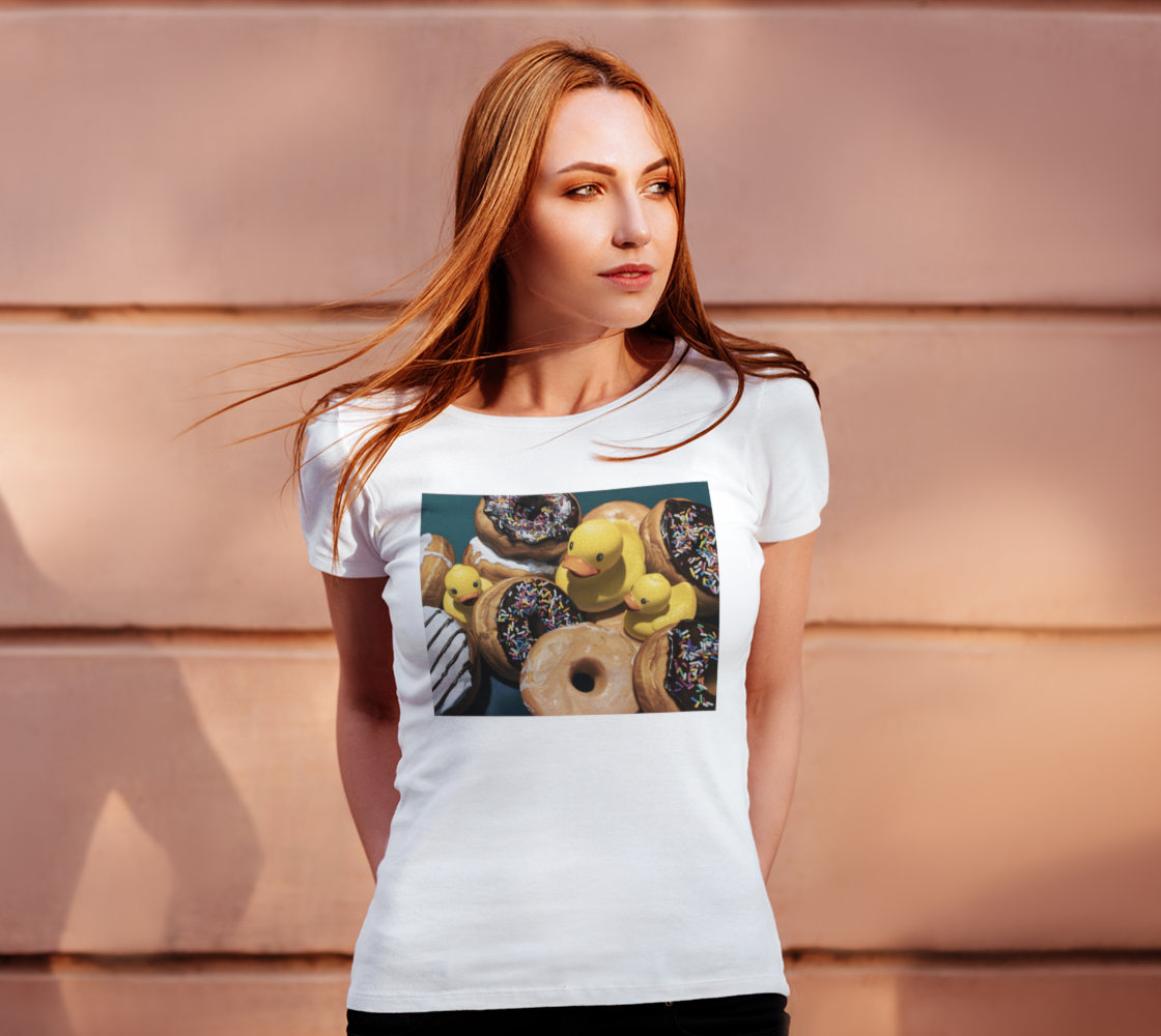Duck In Donuts Women's Tee preview #4