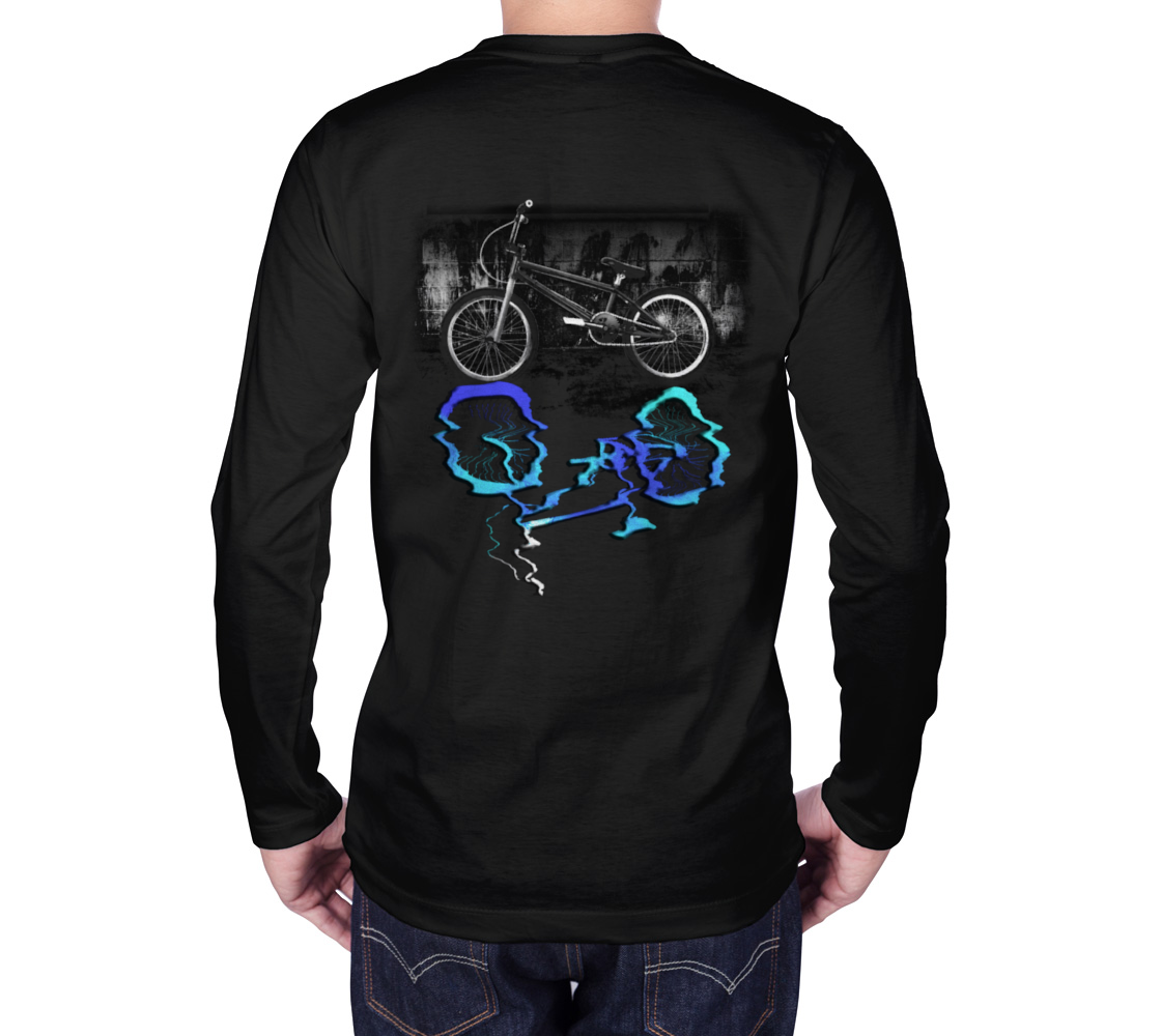 BMX Bike Sport Colored Reflection preview #2