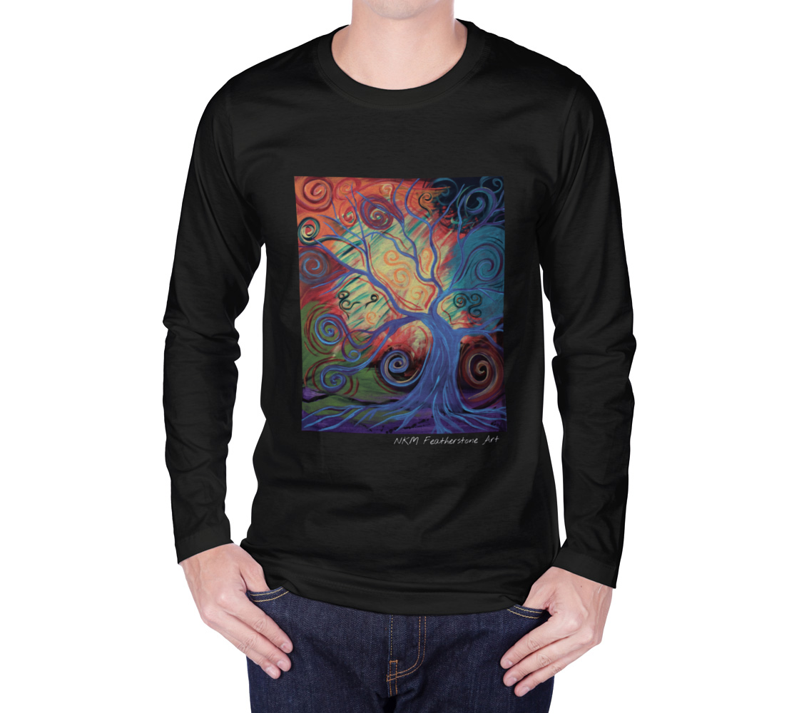 Tree of a Colourful Life Long Sleeve T (All Genders) preview
