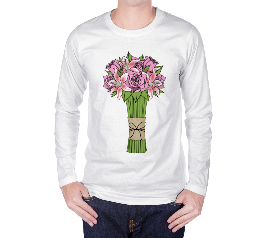 Aperçu de Bouquet of Flowers Long Sleeve T-Shirt