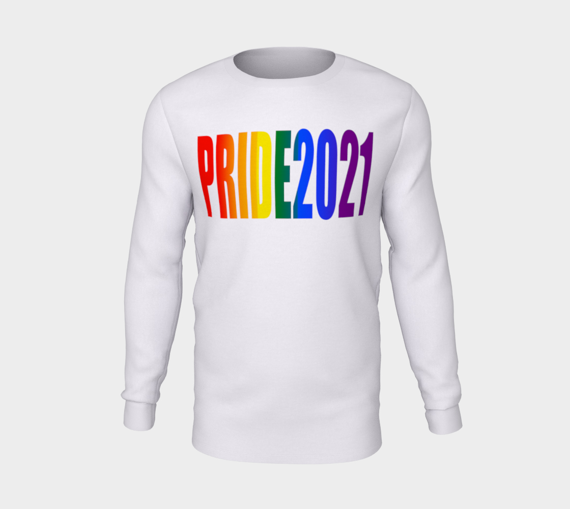 LGBT Rainbow Flag Typography Gay Pride 2021 preview #5