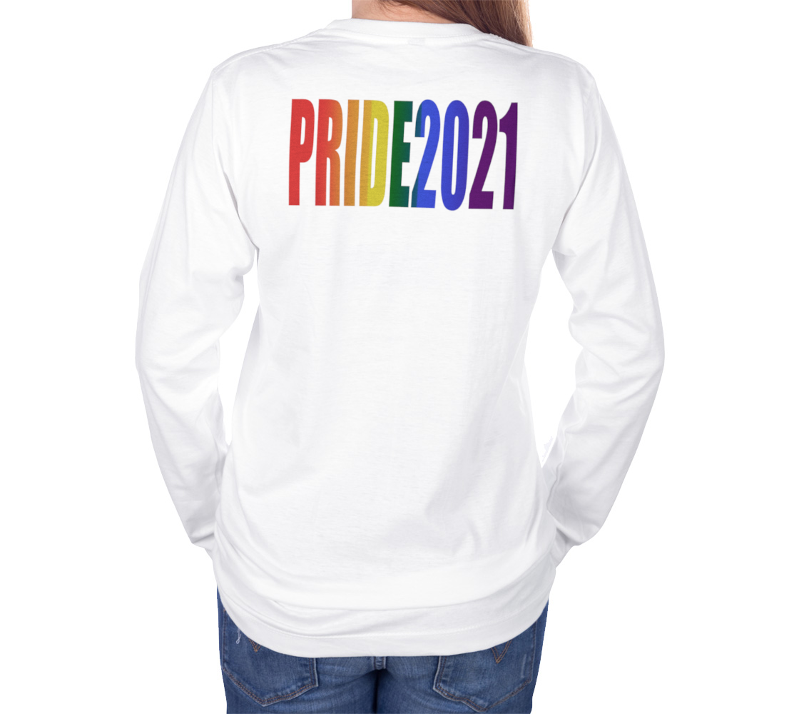 LGBT Rainbow Flag Typography Gay Pride 2021 preview #4