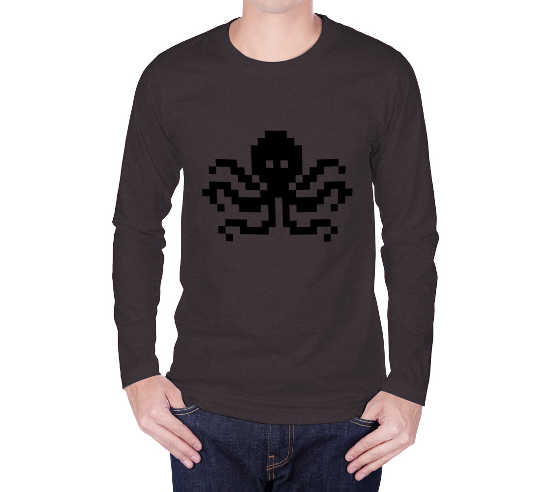 Aperçu de Pixel Octopus - Black