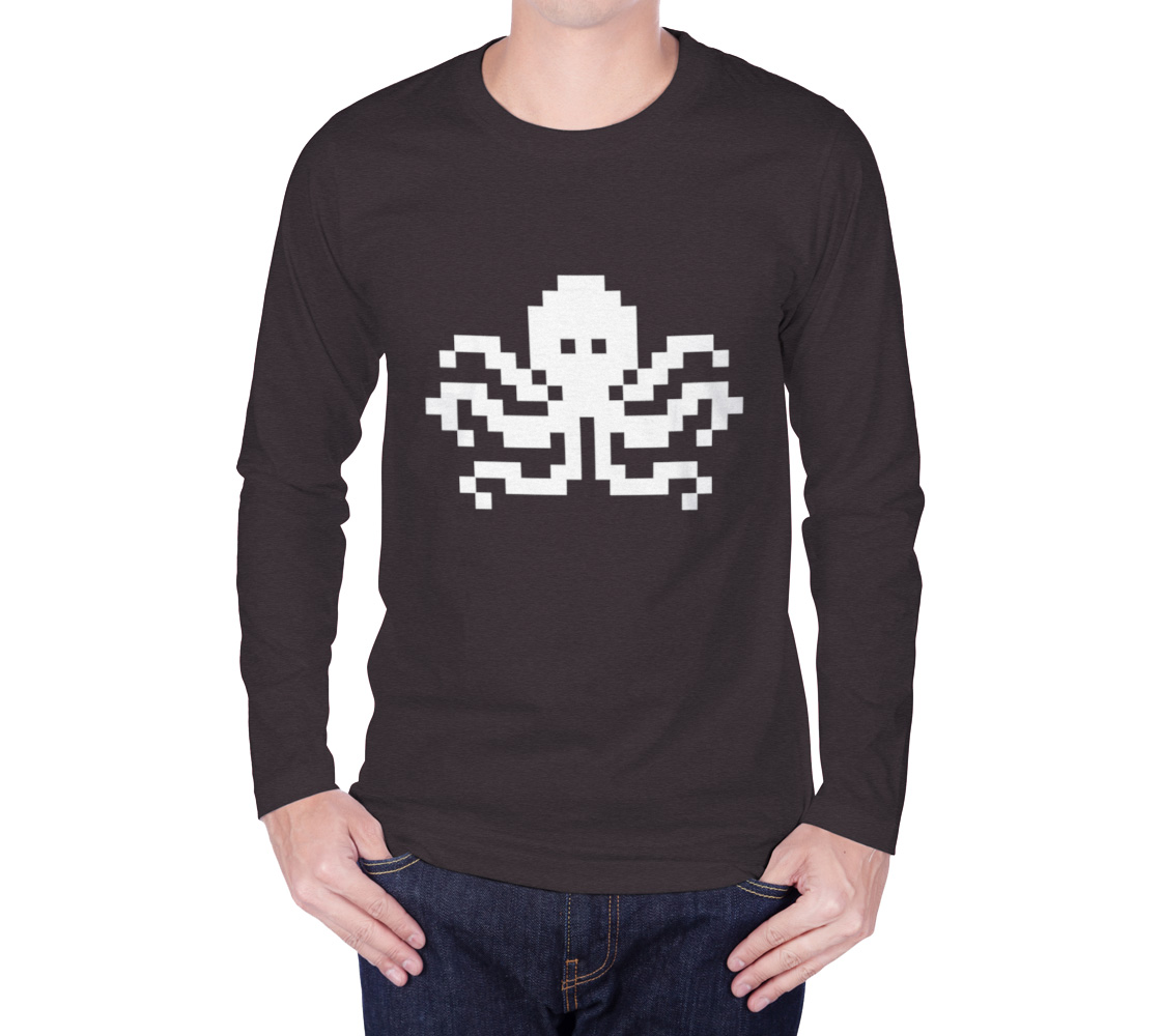 Aperçu de Pixel Octopus - White