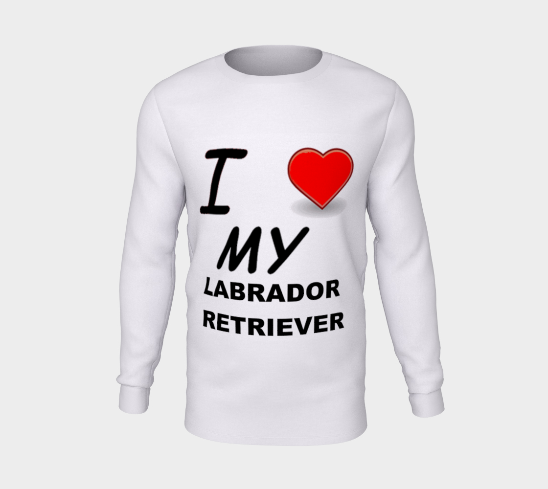Labrador Retriever love long sleeve t-shirt preview #5