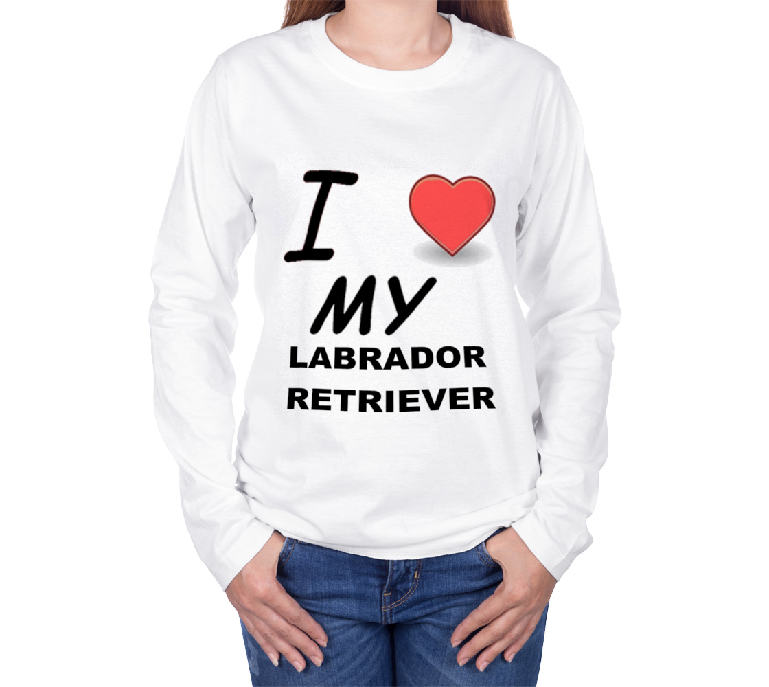 Labrador Retriever love long sleeve t-shirt preview #3