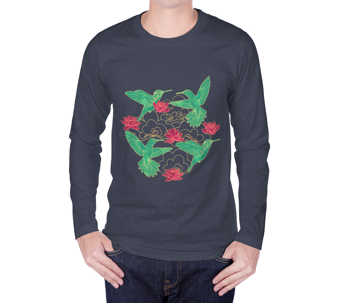 Hummingbirds Long Sleeve Tshirt  preview