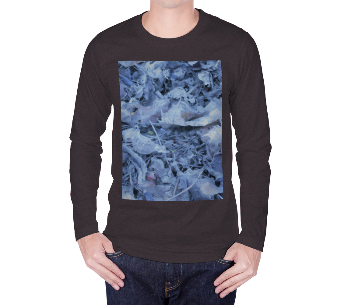 DTG Long Sleeve T-Shirt Dried Leaves Blue Tint preview