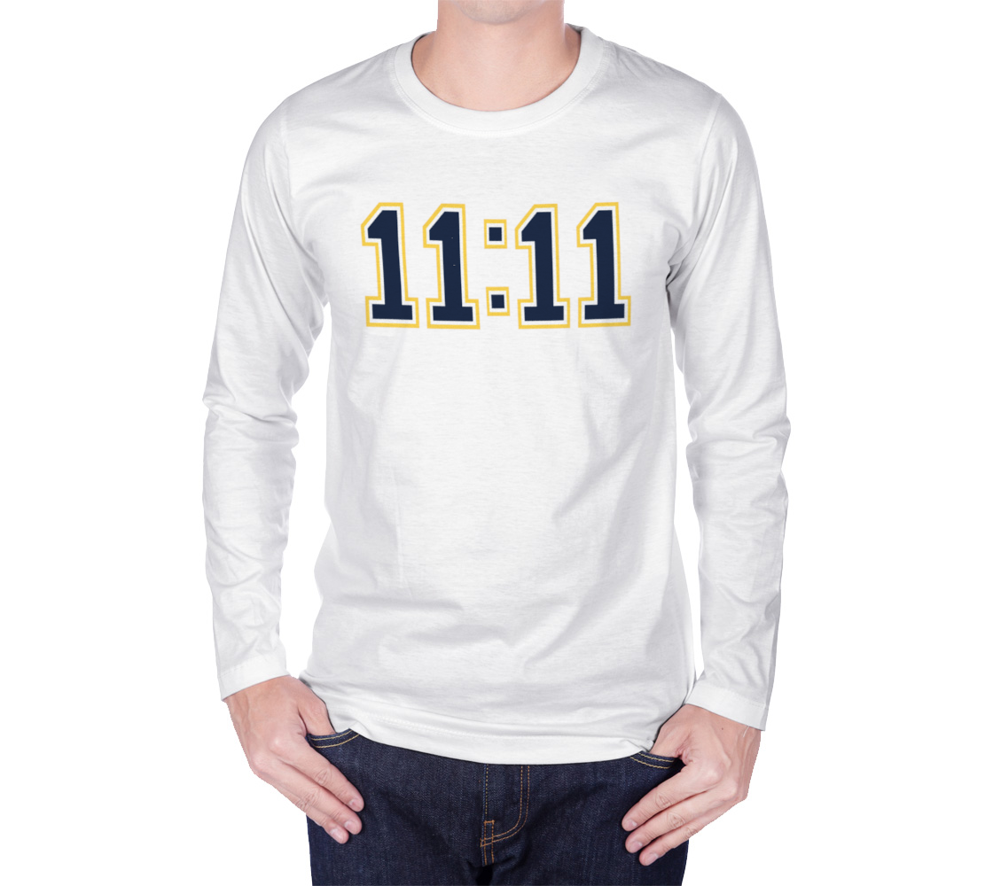 11 11 long sleeve t-synchronicity-numerology-alignment-1111 blue maize preview