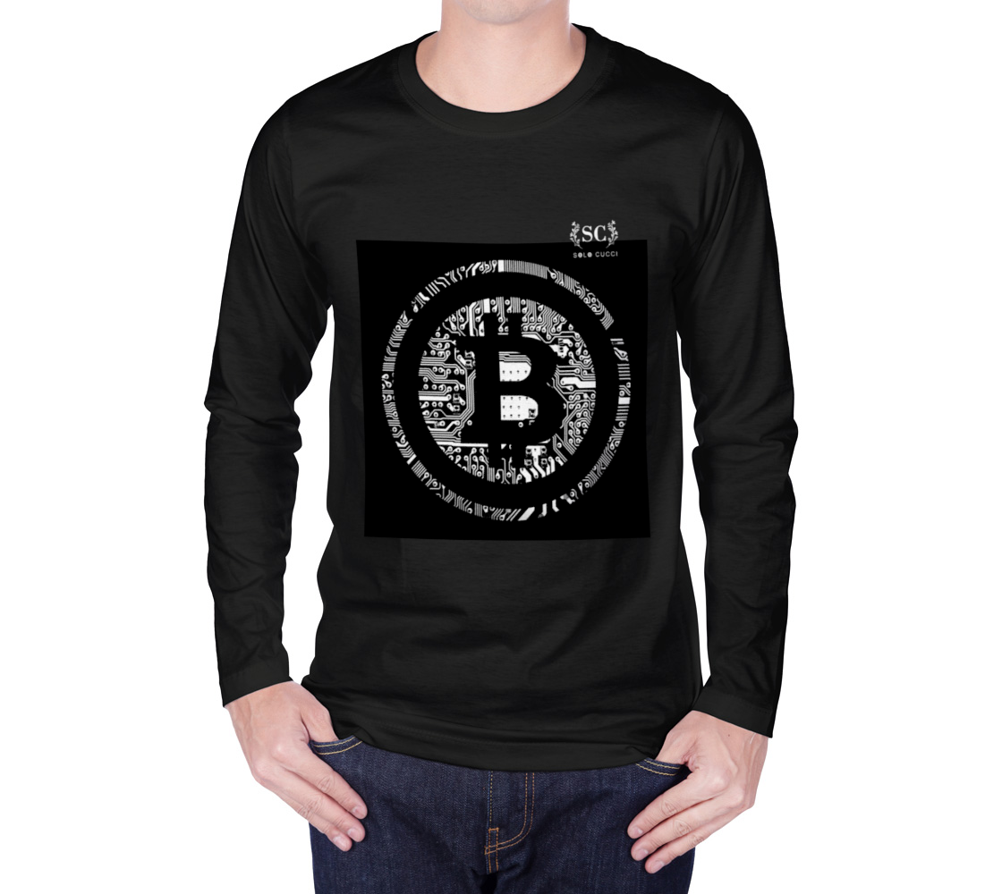 Bitcoin Midnight-Long Sleeve T-Shirt preview
