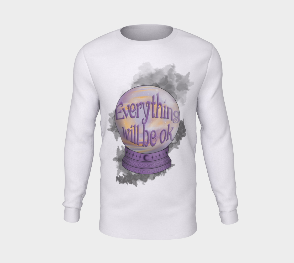 Crystal Ball Long Sleeve Unisex Tee preview #5