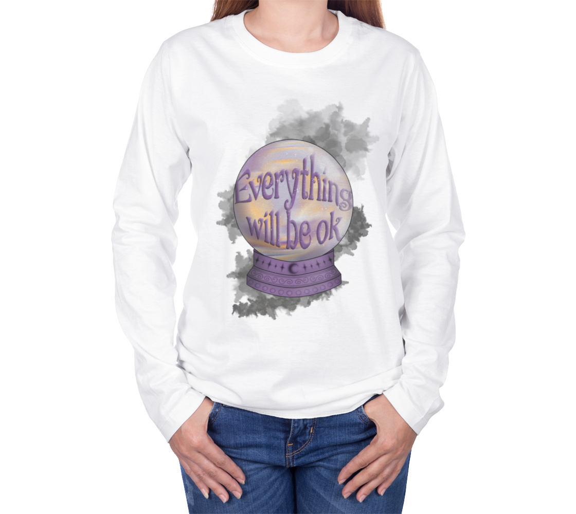 Crystal Ball Long Sleeve Unisex Tee preview #3