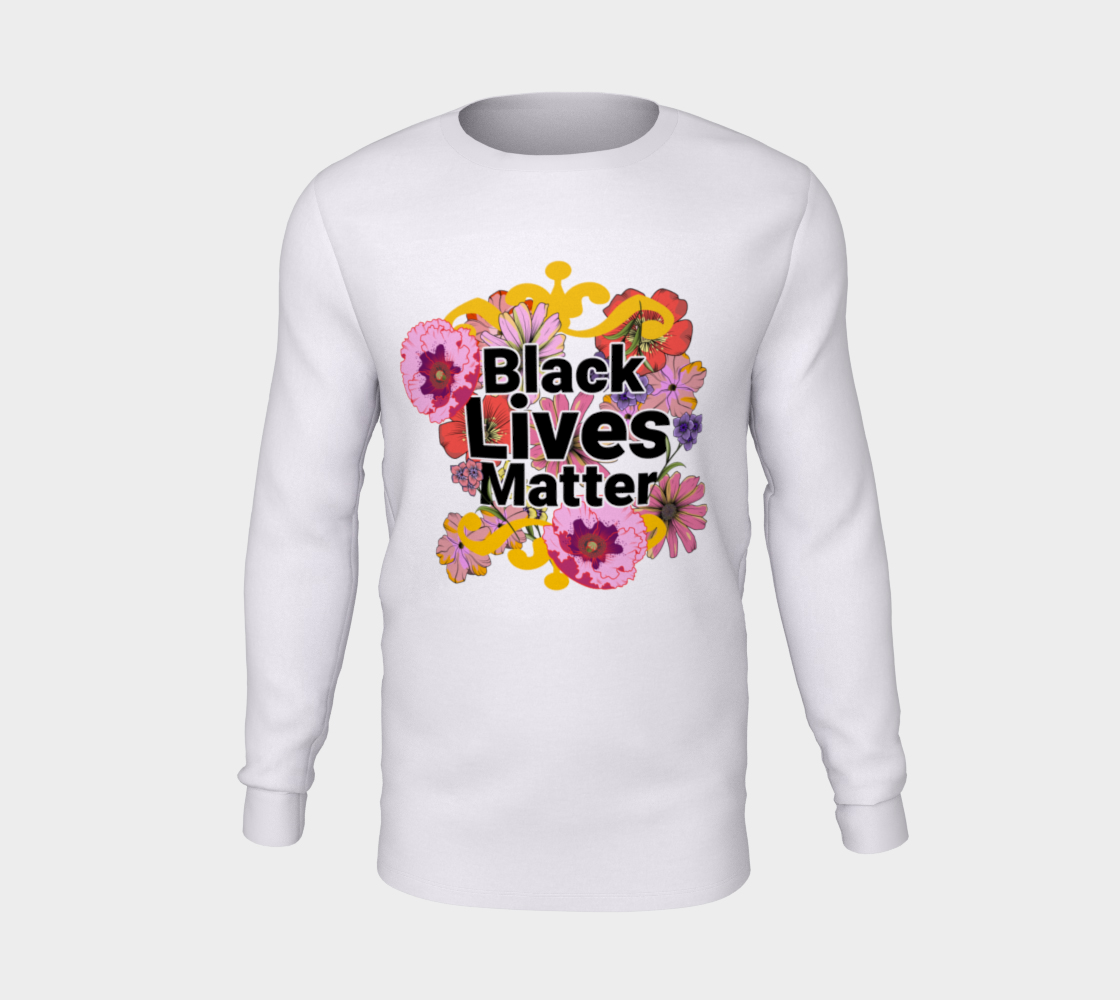 BLM Long Sleeve Tee White preview #5