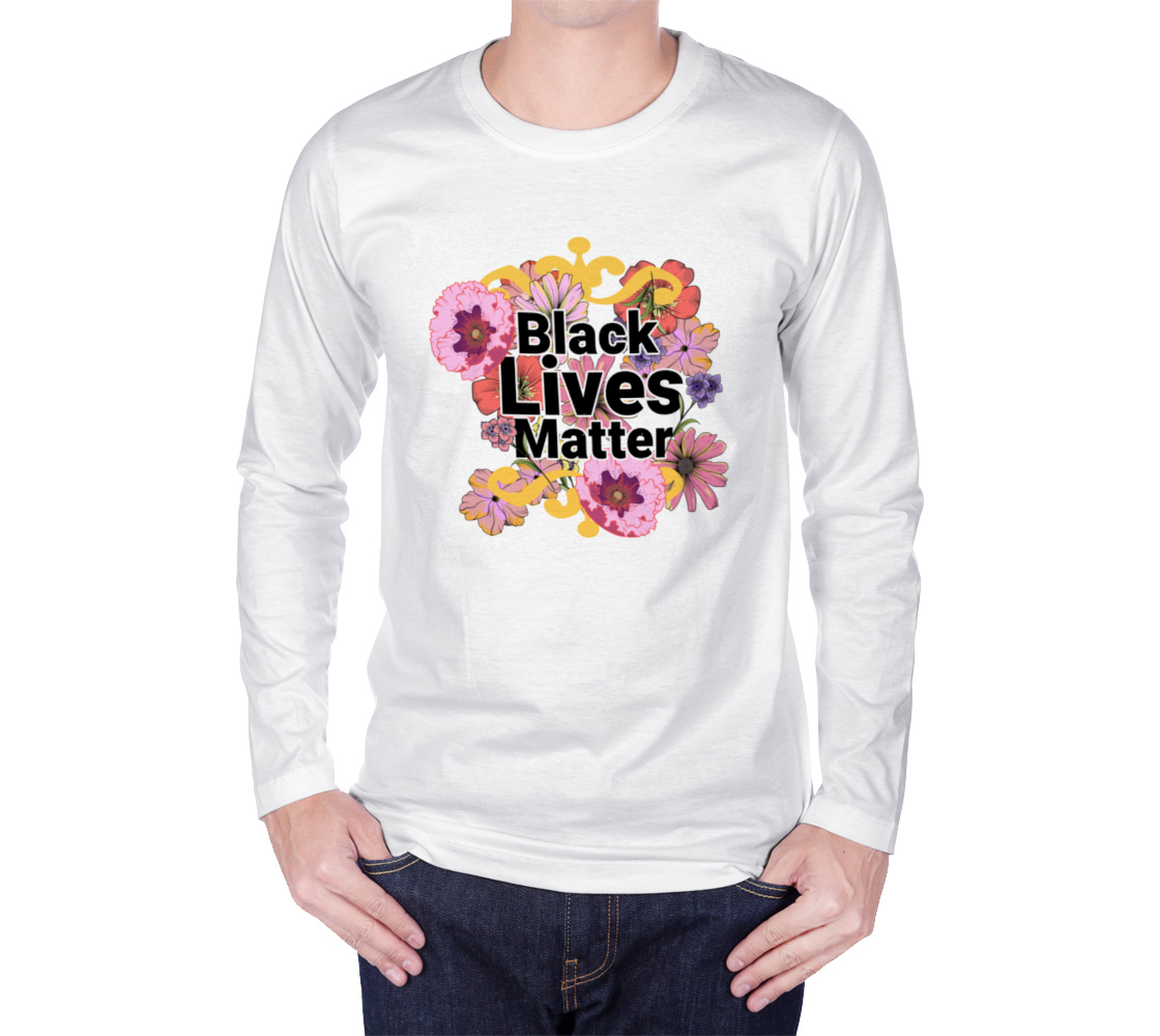 BLM Long Sleeve Tee White preview #1
