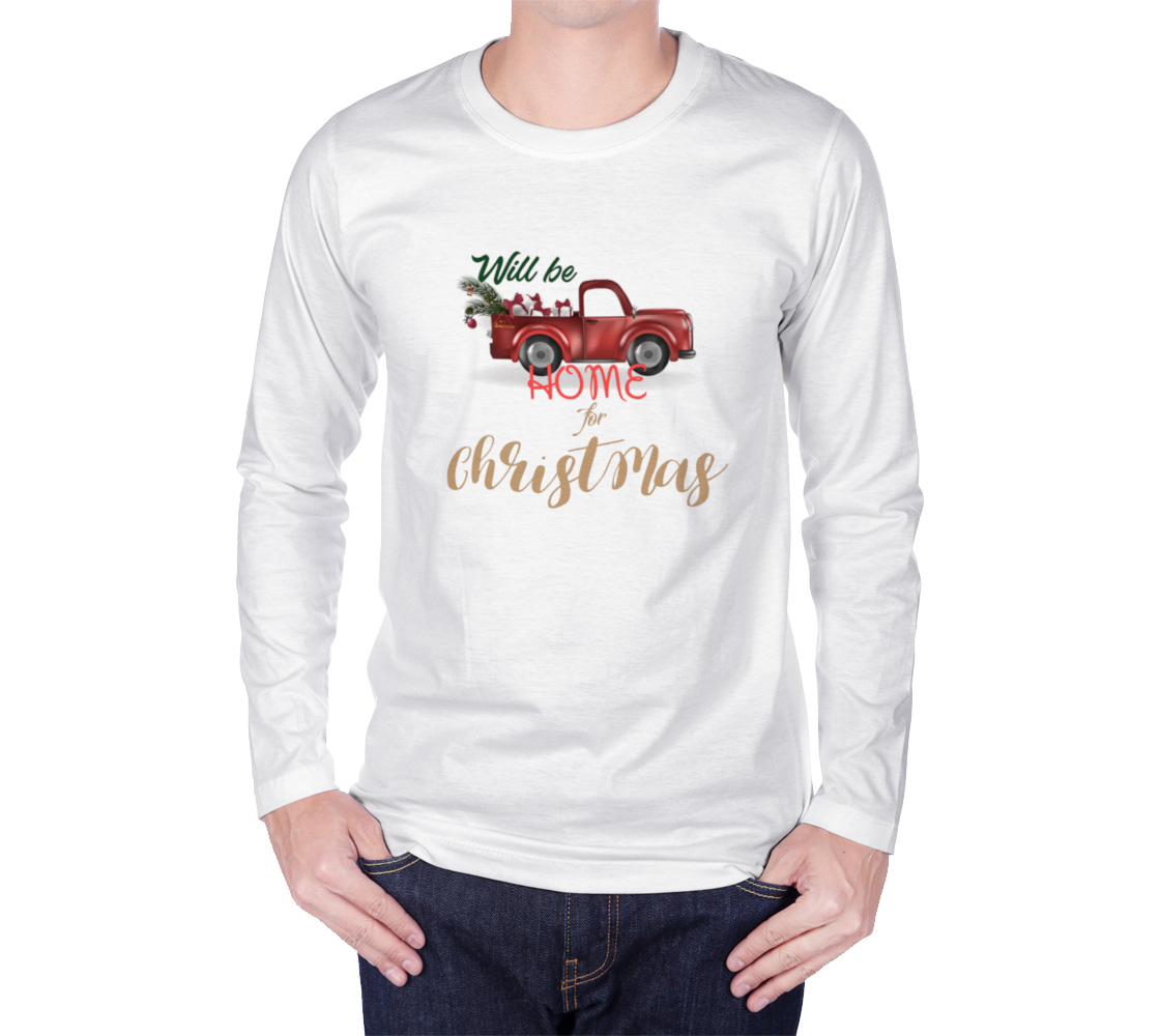 Home for Christmas long sleeve shirt preview