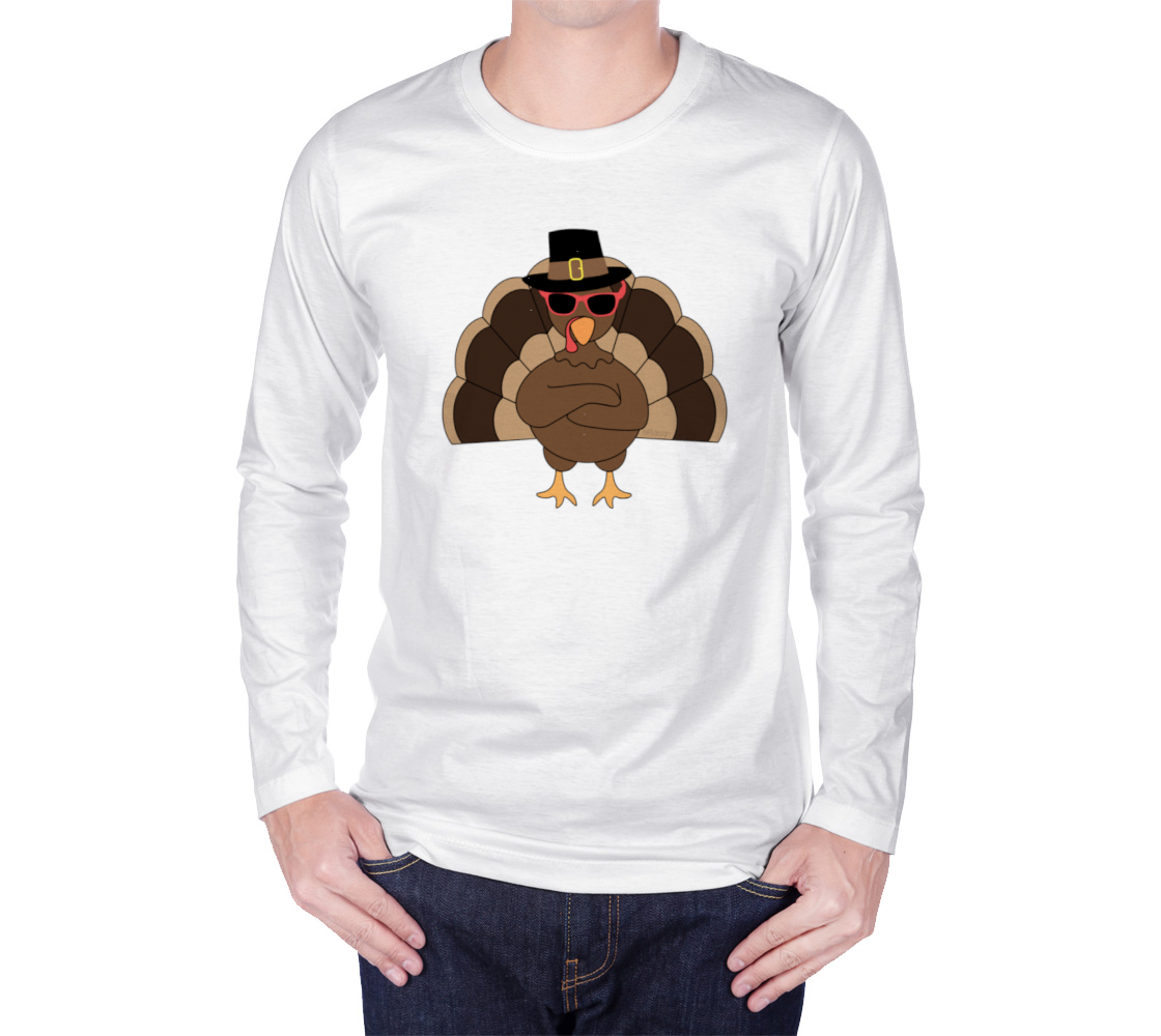 Cool Turkey with sunglasses Happy Thanksgiving preview