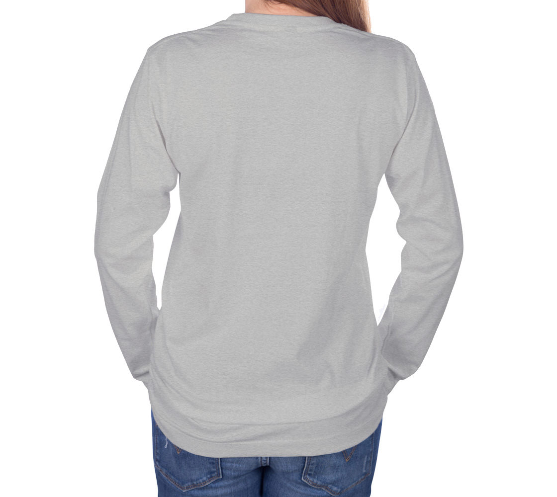 Balancing Stones long sleeve tee Gray preview #4