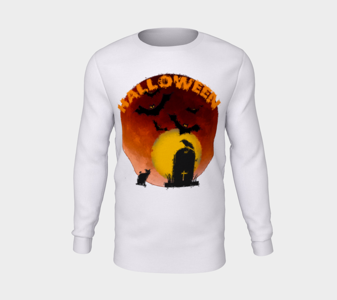 Black Cat Halloween Shirt, Cat Lovers Gift, Pumpkin Spice Shirt, Cat Halloween t-shirt, Funny Halloween T-Shirt, Black Cats & Pumpkins Shirt preview #5
