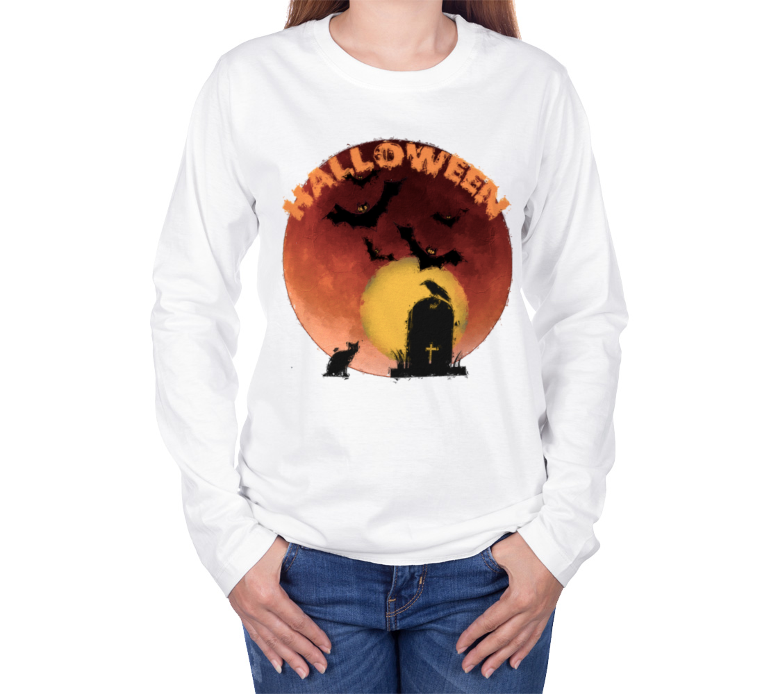Black Cat Halloween Shirt, Cat Lovers Gift, Pumpkin Spice Shirt, Cat Halloween t-shirt, Funny Halloween T-Shirt, Black Cats & Pumpkins Shirt thumbnail #4