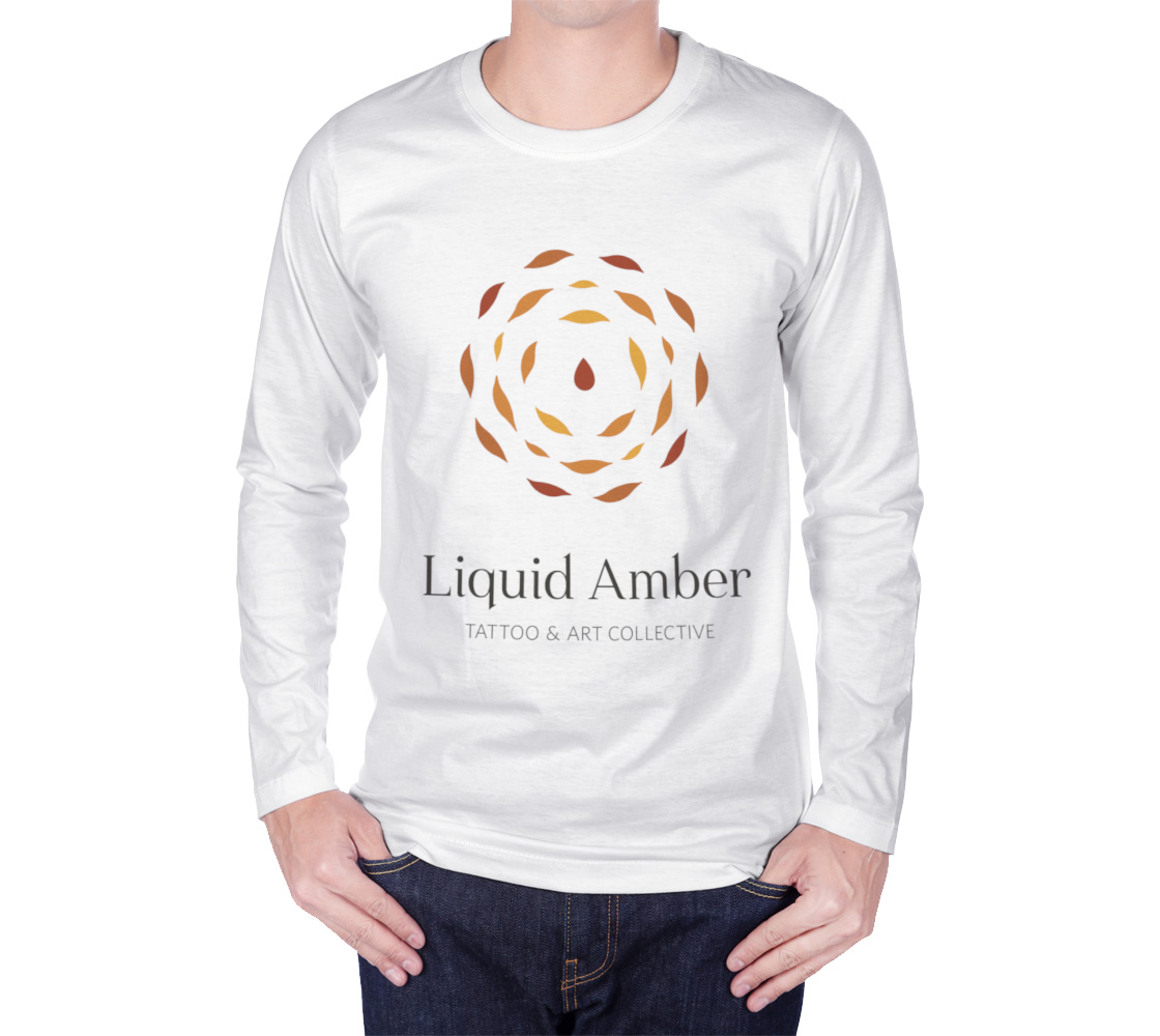 Liquid Amber Tattoo Long sleeve Sweater - White preview