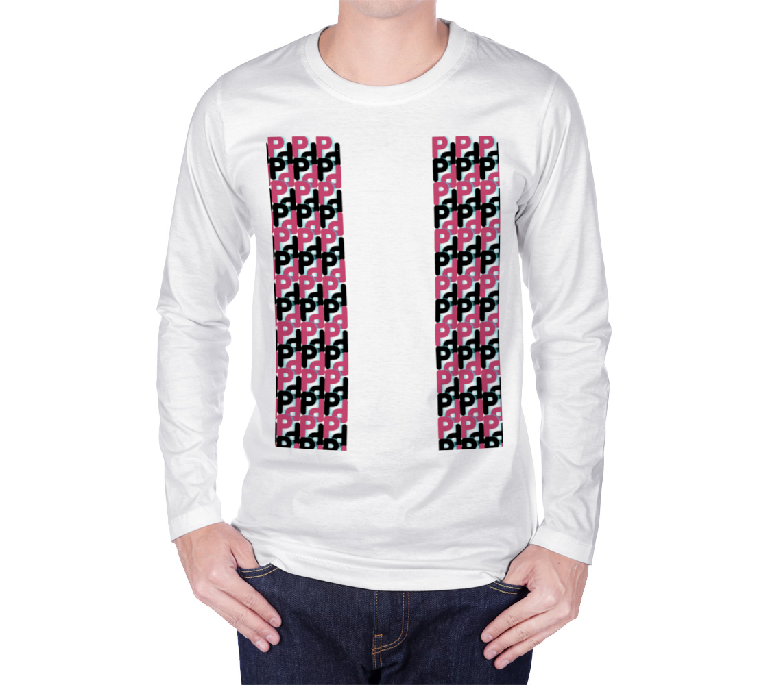 Vintage Pink Chain Long Sleeve Shirt preview