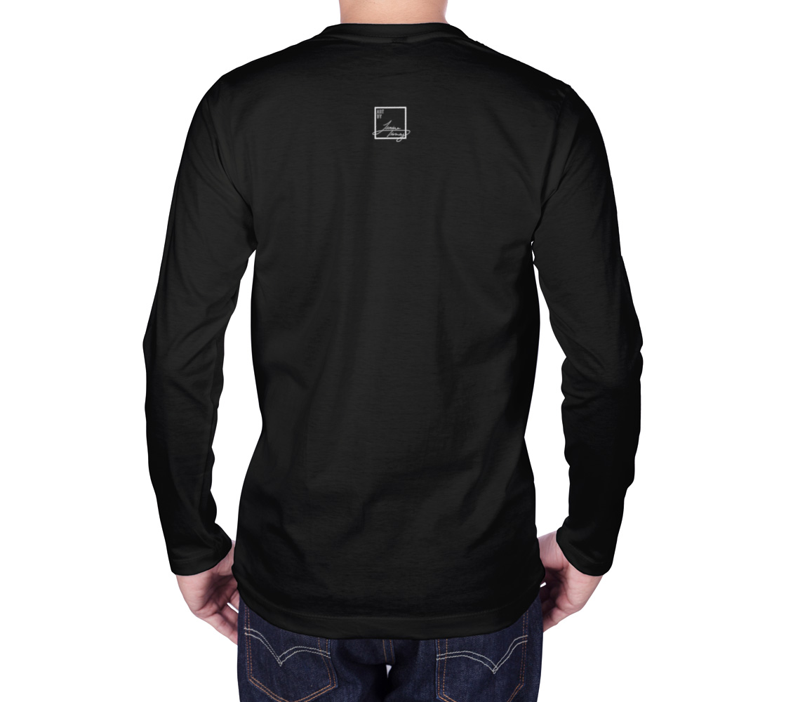 Abstract Blue & Yellow | Long Sleeve T-shirt preview #2