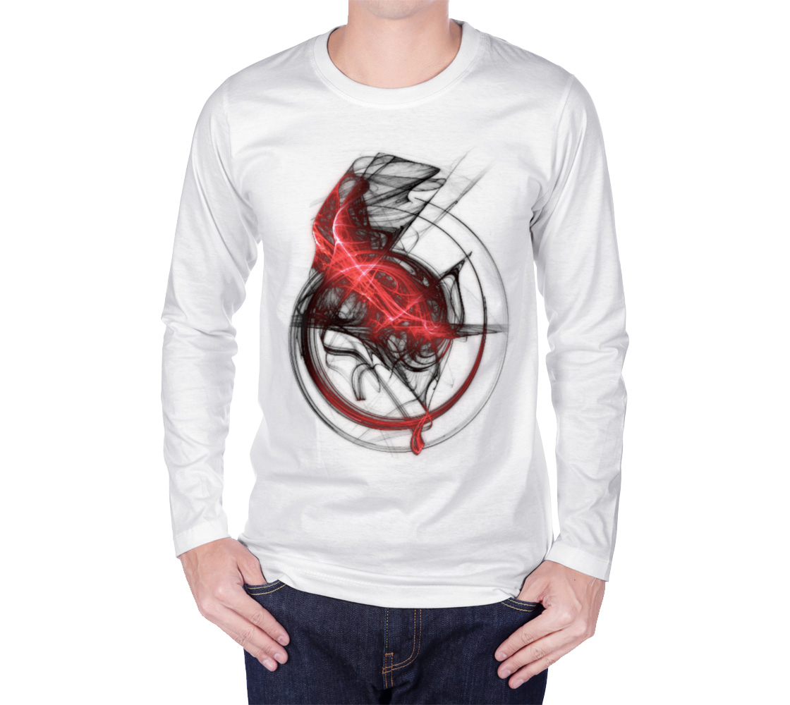 Essence Black & Red Long Sleeve T-Shirt preview