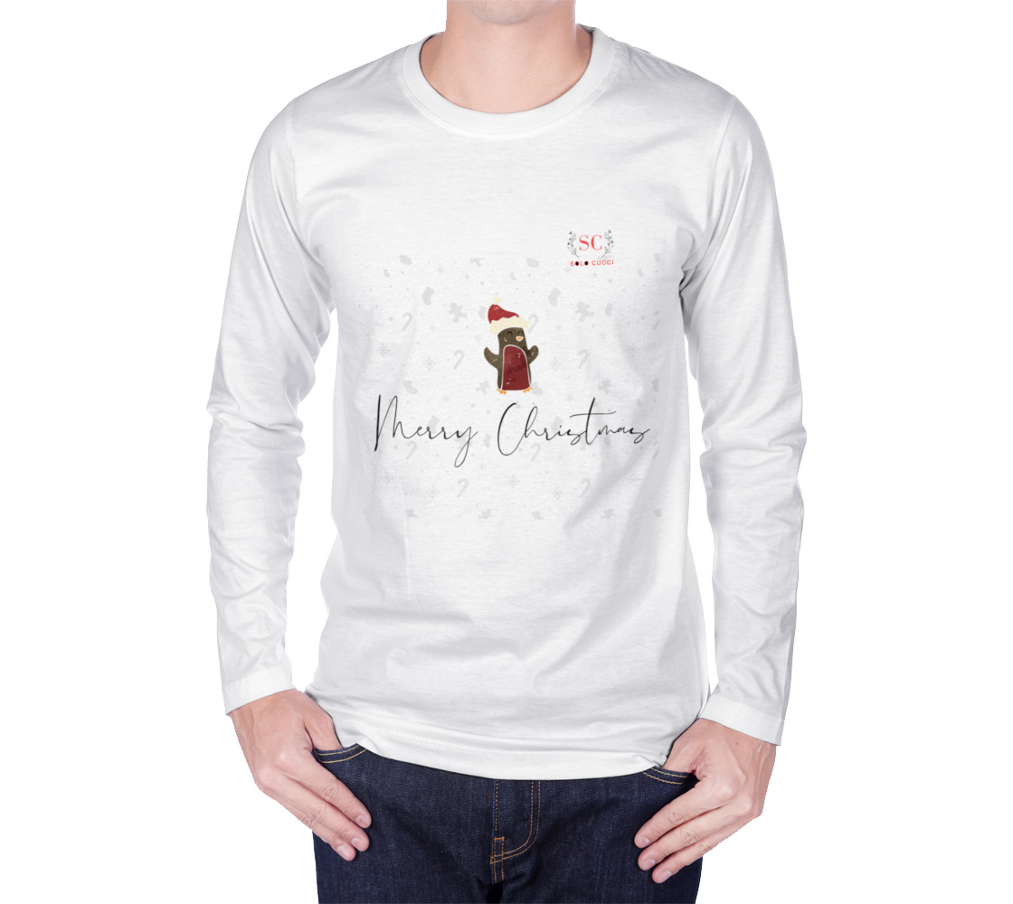 Merry Christmas Penguin-Long Sleeve T preview