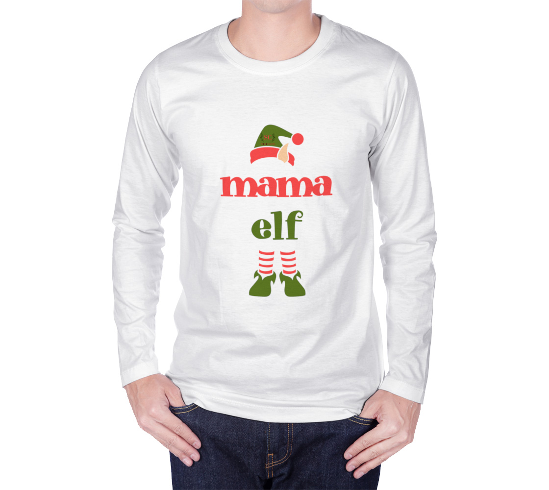 Mama Elf-Long Sleeve T preview