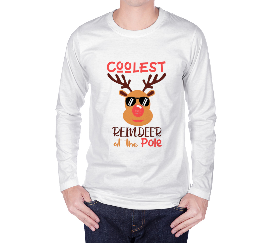 Coolest Reindeer-Long Sleeve T preview