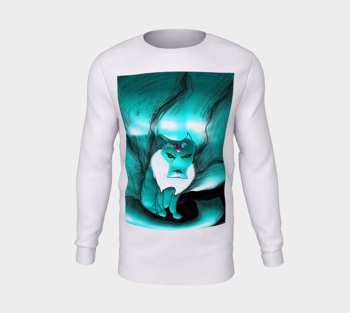 Kitsune in the Dark, Long Sleeve T-Shirt preview #5