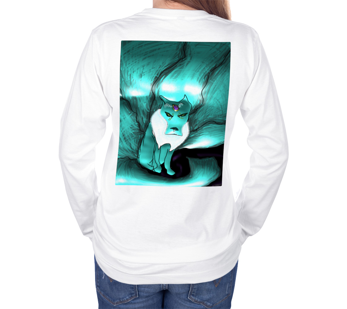 Kitsune in the Dark, Long Sleeve T-Shirt preview #4