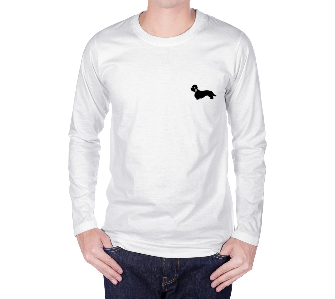 Dandie Dinmont Terrier Small Silhouette Long Sleeve preview