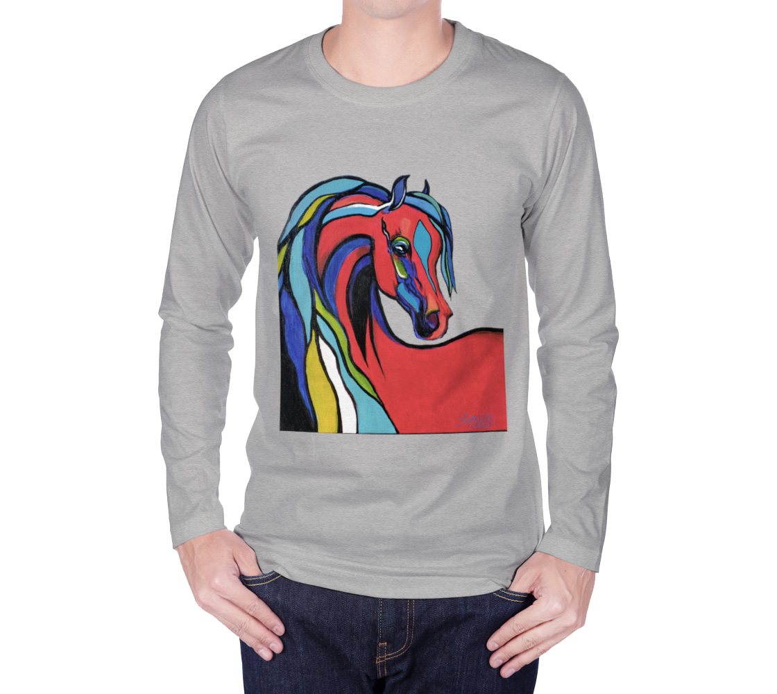 A Colorful Horse Long Sleeve T-Shirt preview