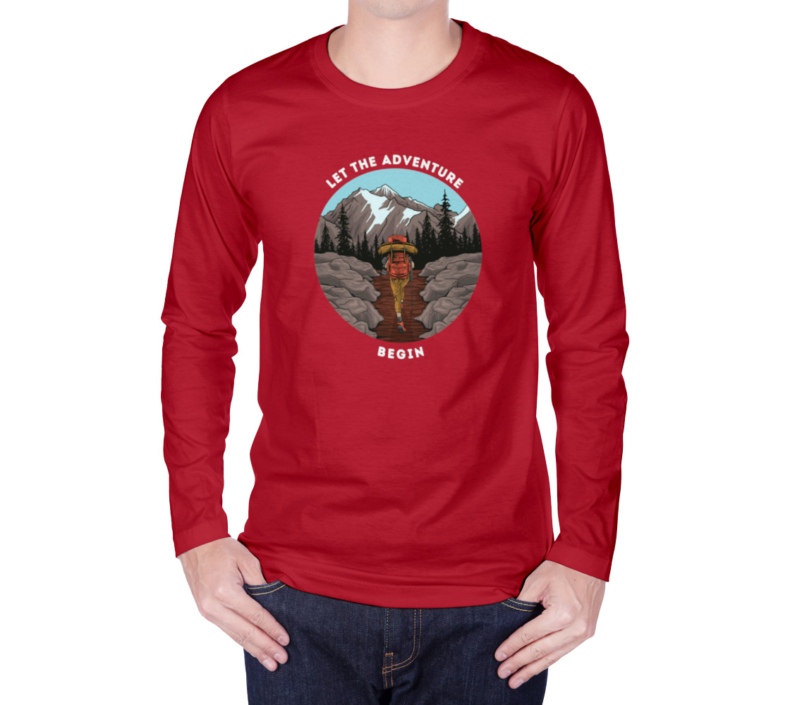 Let The Adventure Begin Woman Hiker preview