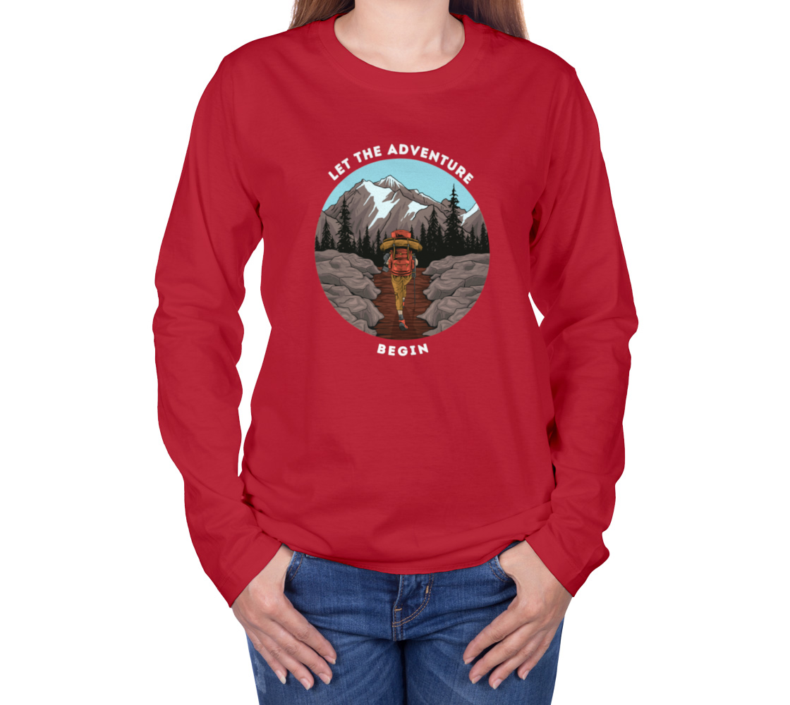 Let The Adventure Begin Woman Hiker preview #3