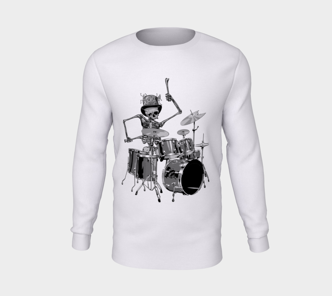 Skeleton Drum Kit Hat Music Band preview #5