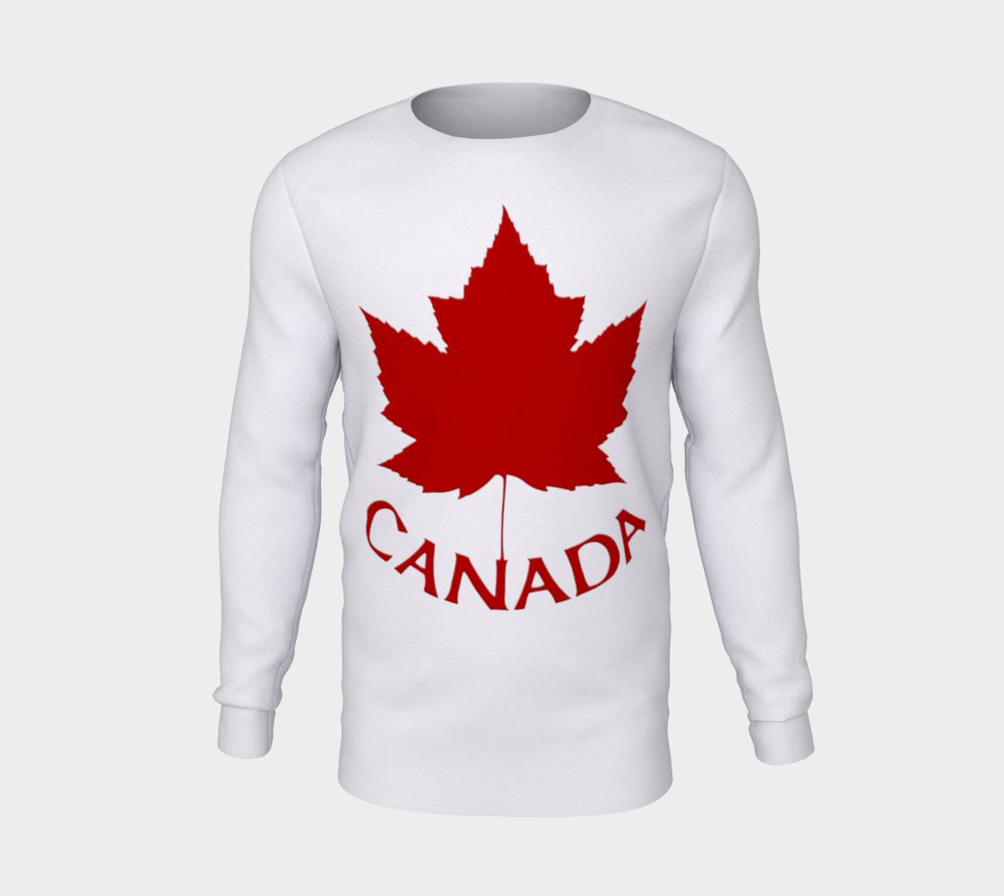 Aperçu de Canada Souvenir Shirt - Long Sleeve Tee #5