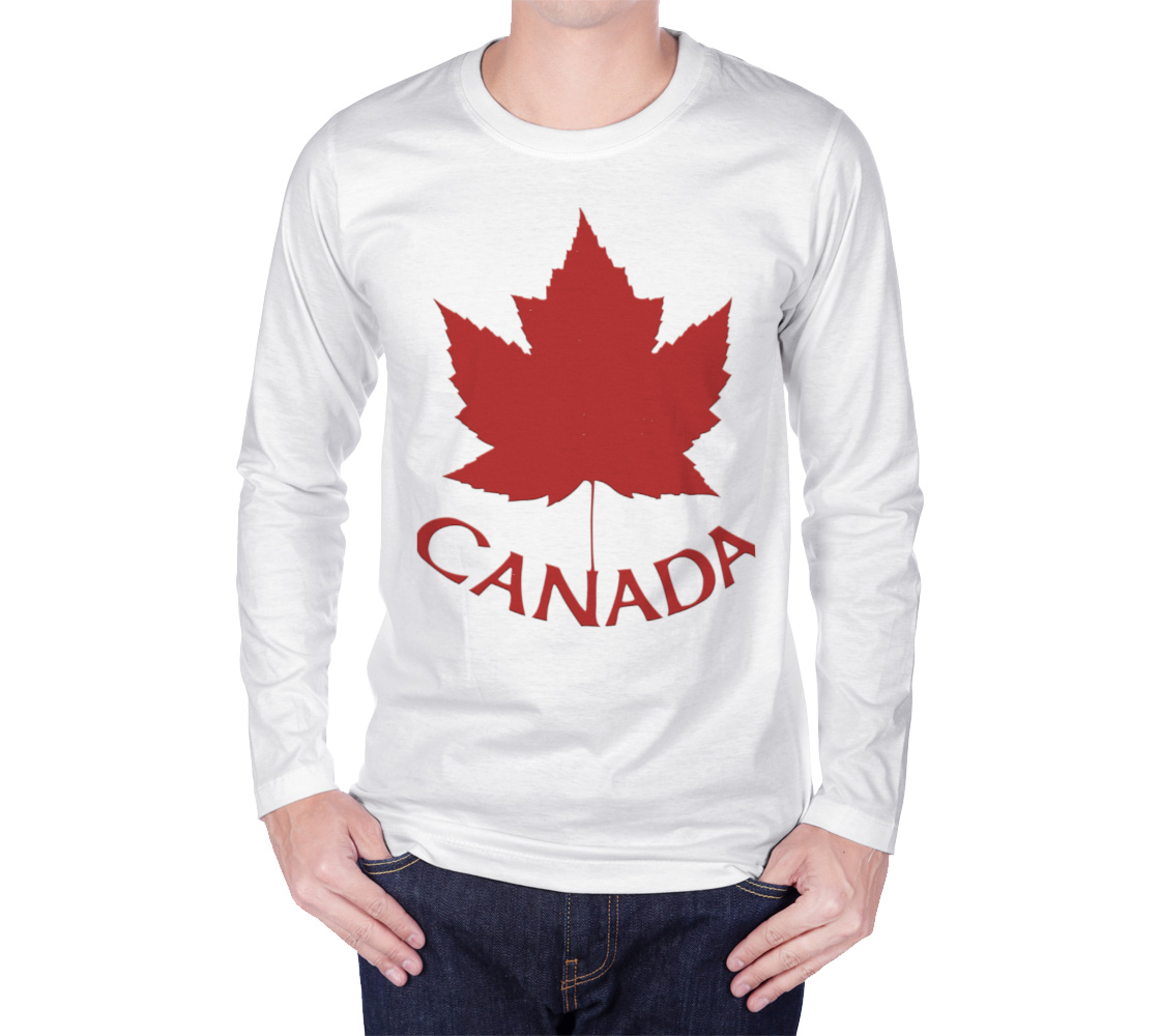Aperçu de Canada Souvenir Shirt - Long Sleeve Tee