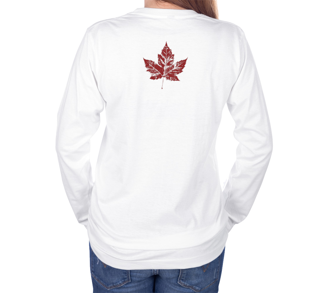 Cool Retro Canada Shirts - Long Sleeve Miniature #5
