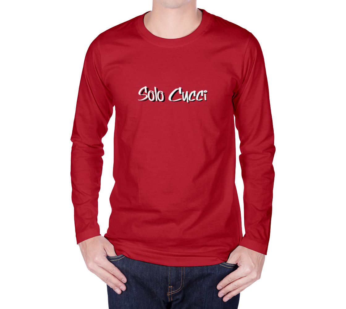 Solo Cucci Red-Long Sleeve Shirt preview