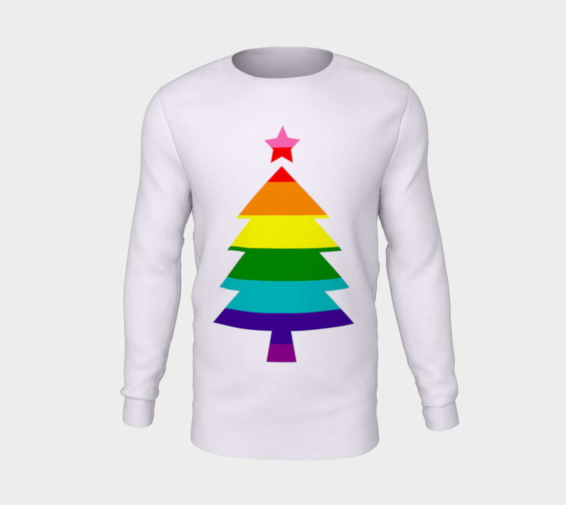 Colorful Pride Rainbow Christmas Tree thumbnail #6