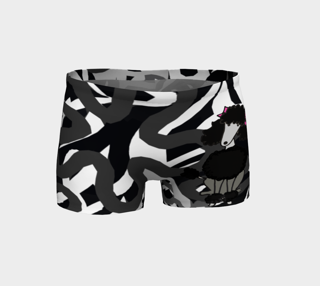 camo black shorts preview
