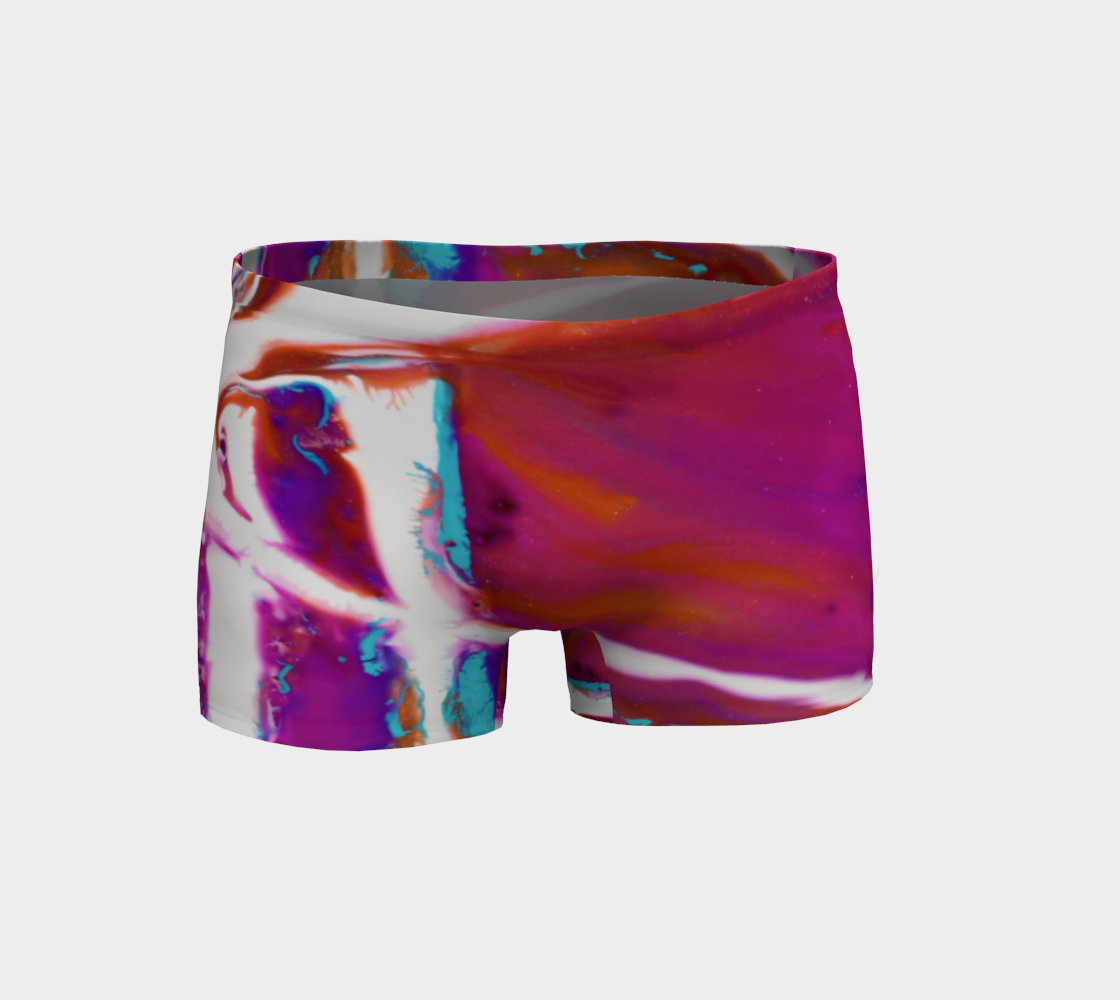 Aperçu de Powerful abstract Pink and white Shorts