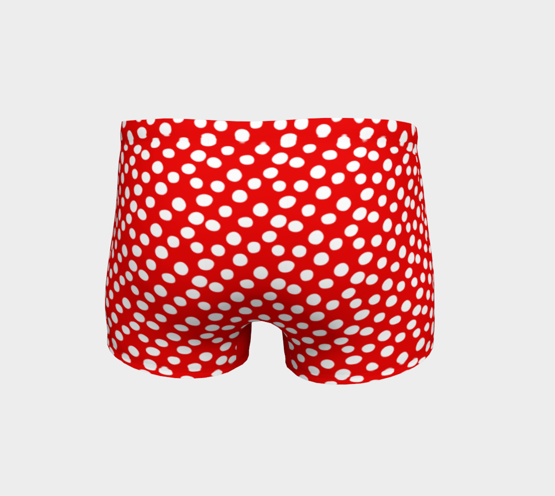 All About the Dots Shorts - Red Miniature #5